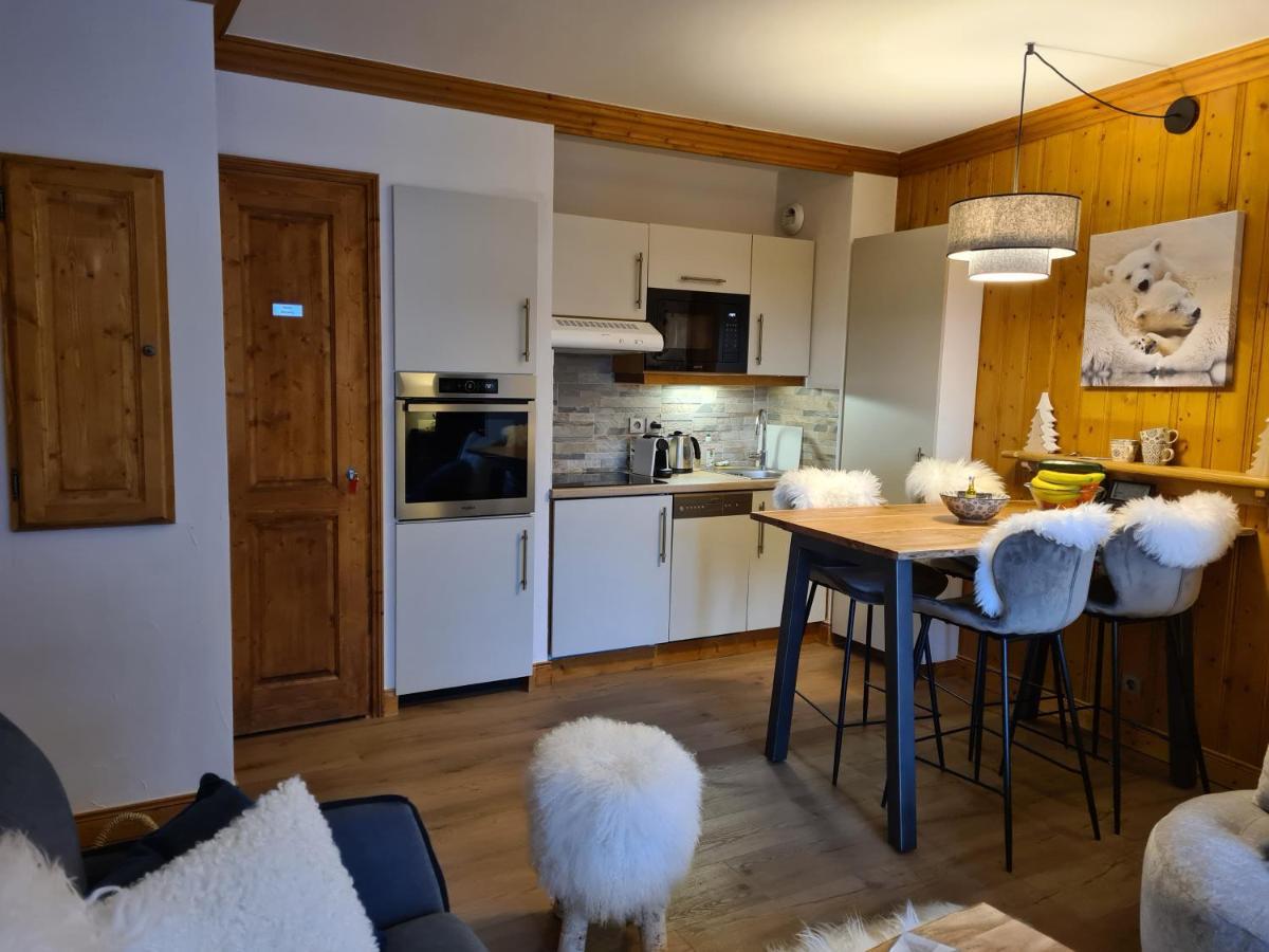 Arc 1950 Appartement De Standing Refuge Du Montagnard, Vue Incroyable Sur Le Montblanc, Skis Aux Pieds Acces Spa Et Piscine Les Arcs  Zewnętrze zdjęcie