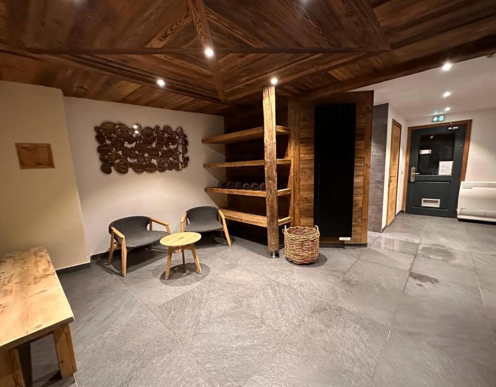 Arc 1950 Appartement De Standing Refuge Du Montagnard, Vue Incroyable Sur Le Montblanc, Skis Aux Pieds Acces Spa Et Piscine Les Arcs  Zewnętrze zdjęcie